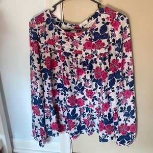LOFT FLORAL DRESS SHIRT